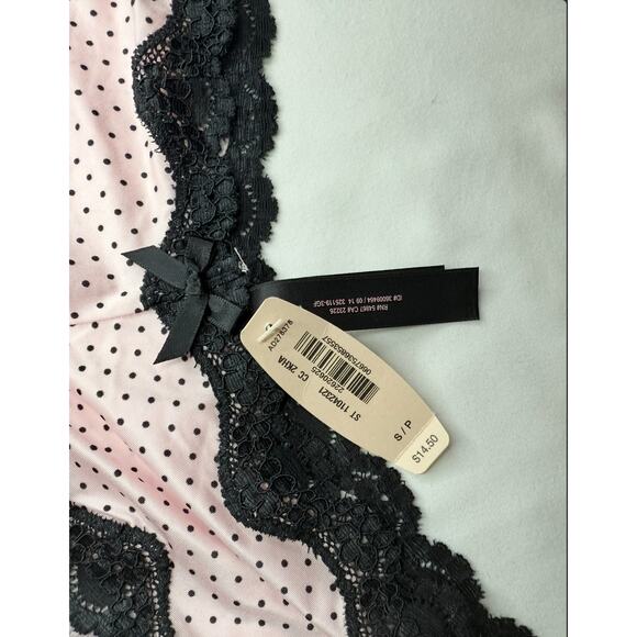Victoria’s Secret Vintage Cheeky Culotte – Pink & Black Polka Dots – Size S 2014 - Picture 3 of 3
